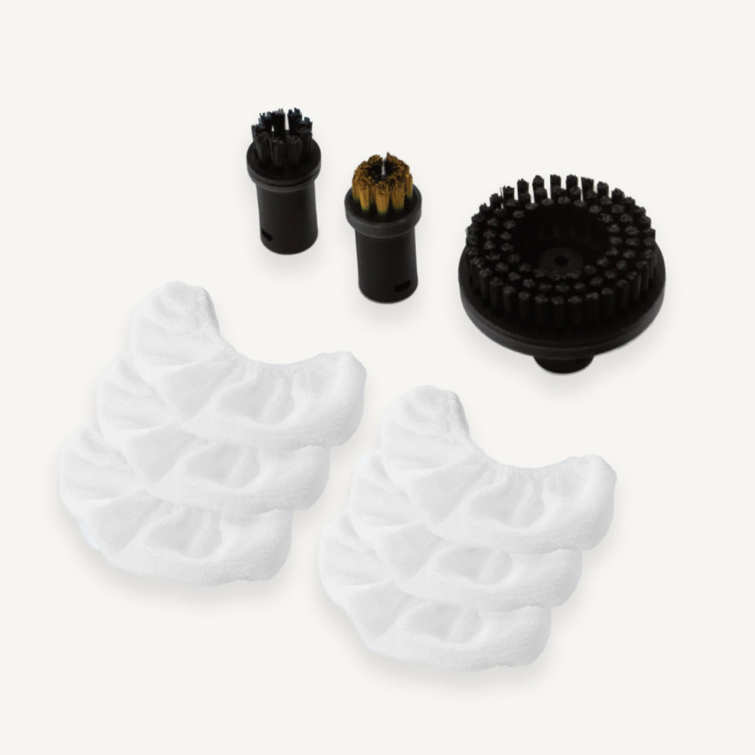 6 ekstra kluter + 3 ekstra børstehoder